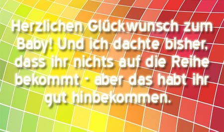 Lustiger Babyspruch