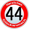 Sprüche zum 44. Geburtstag